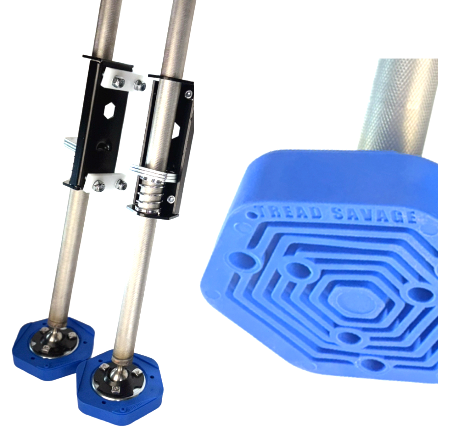 Tread Savage™ Ladder Leveler Standard Rubber Foot Model. 1 Pair